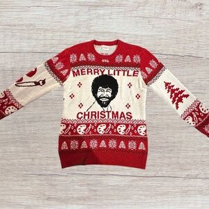 Bob Ross Christmas Sweater